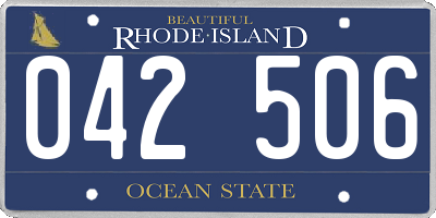 RI license plate 042506