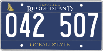 RI license plate 042507