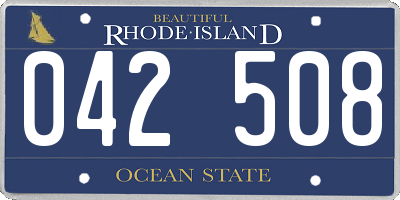 RI license plate 042508
