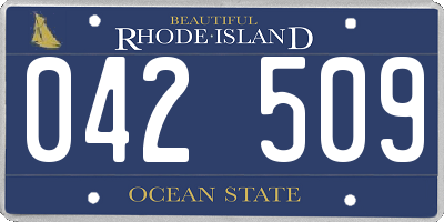 RI license plate 042509