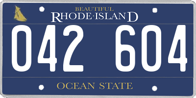 RI license plate 042604