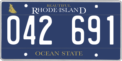 RI license plate 042691