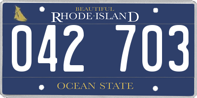 RI license plate 042703