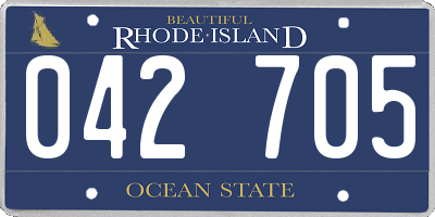 RI license plate 042705