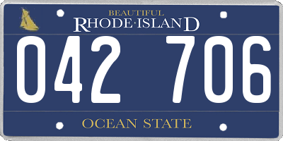 RI license plate 042706