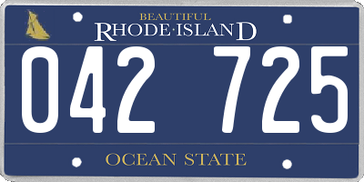 RI license plate 042725