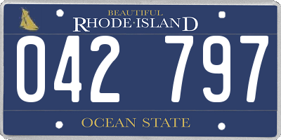 RI license plate 042797