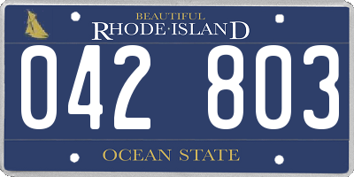 RI license plate 042803
