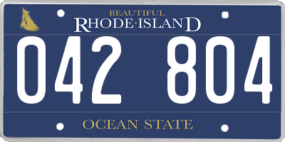 RI license plate 042804