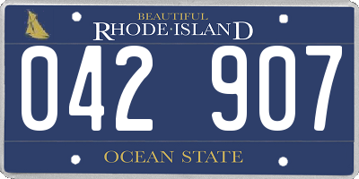 RI license plate 042907