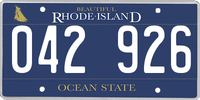RI license plate 042926