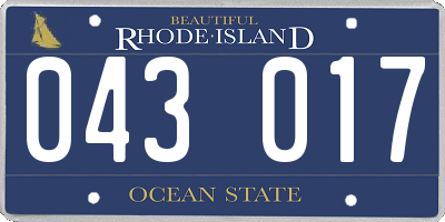 RI license plate 043017