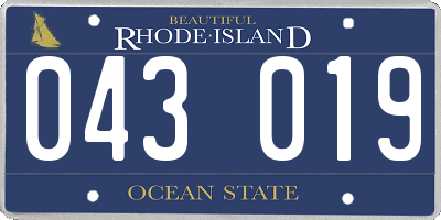 RI license plate 043019