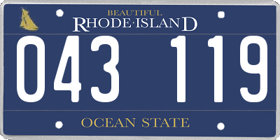 RI license plate 043119
