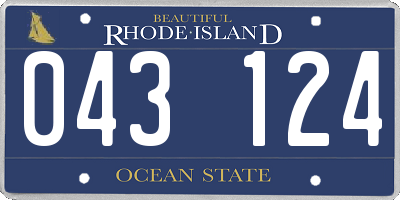 RI license plate 043124