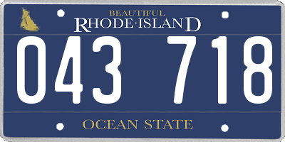 RI license plate 043718