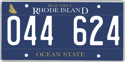 RI license plate 044624