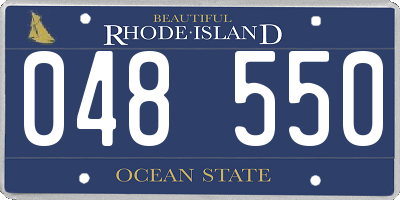 RI license plate 048550