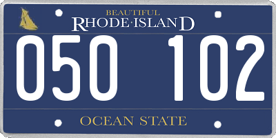 RI license plate 050102