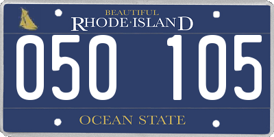 RI license plate 050105