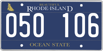 RI license plate 050106