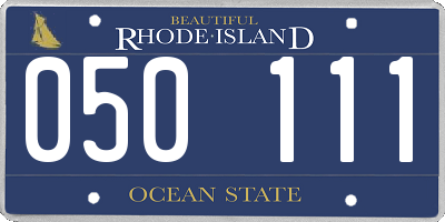 RI license plate 050111