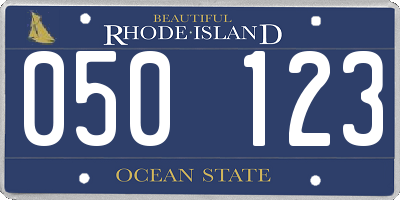RI license plate 050123
