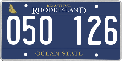 RI license plate 050126