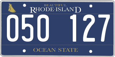 RI license plate 050127