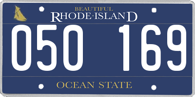 RI license plate 050169