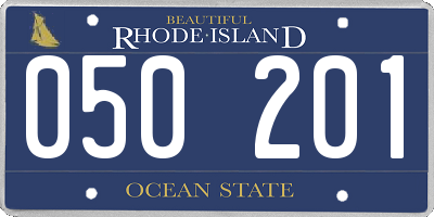 RI license plate 050201