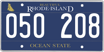 RI license plate 050208