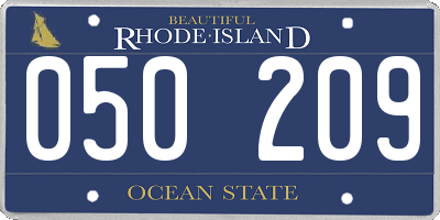 RI license plate 050209