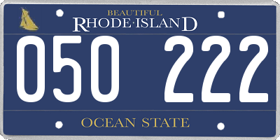 RI license plate 050222