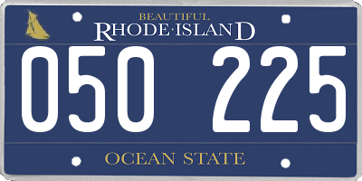 RI license plate 050225