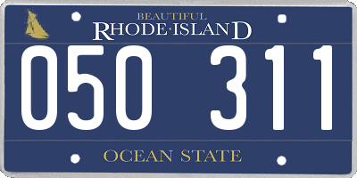 RI license plate 050311