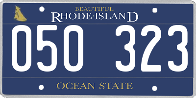 RI license plate 050323