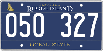 RI license plate 050327
