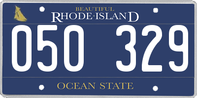 RI license plate 050329