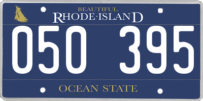 RI license plate 050395
