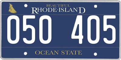 RI license plate 050405