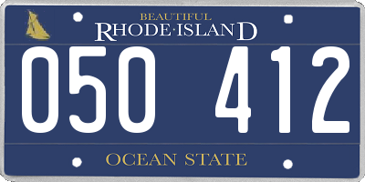 RI license plate 050412