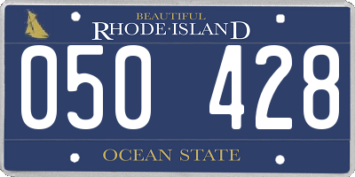 RI license plate 050428