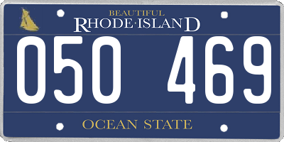 RI license plate 050469