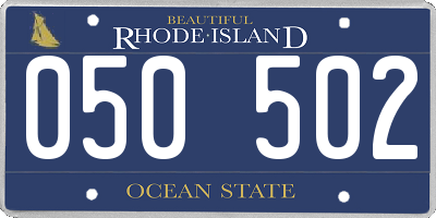 RI license plate 050502
