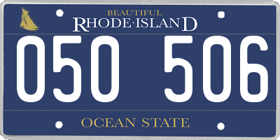 RI license plate 050506