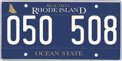 RI license plate 050508