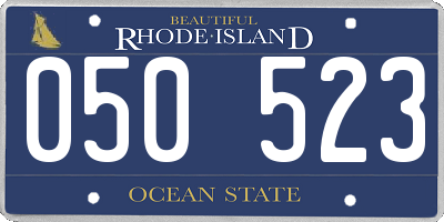 RI license plate 050523