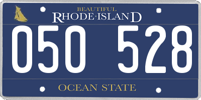 RI license plate 050528