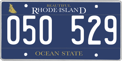 RI license plate 050529